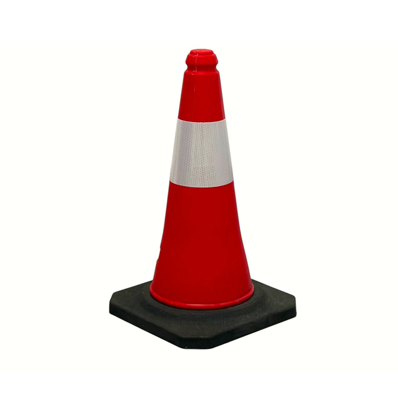 Cono reflectante de seguridad vial de PE de alta visibilidad de 50/75/100 cm para la gestión de carreteras Cono reflectante de seguridad vial de PE de alta visibilidad de 50/75/100 cm para la gestión de carreteras
