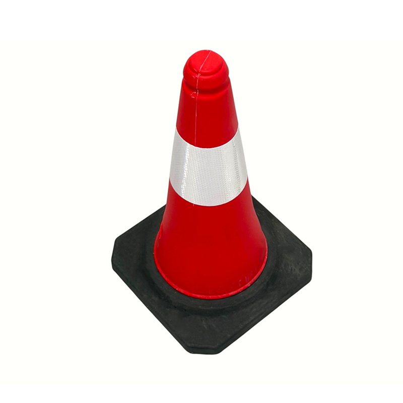 Cono reflectante de seguridad vial de PE de alta visibilidad de 50/75/100 cm para la gestión de carreteras Cono reflectante de seguridad vial de PE de alta visibilidad de 50/75/100 cm para la gestión de carreteras