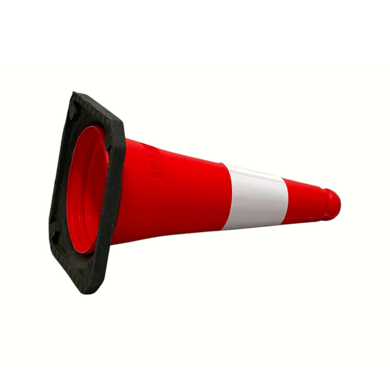 Cono reflectante de seguridad vial de PE de alta visibilidad de 50/75/100 cm para la gestión de carreteras Cono reflectante de seguridad vial de PE de alta visibilidad de 50/75/100 cm para la gestión de carreteras