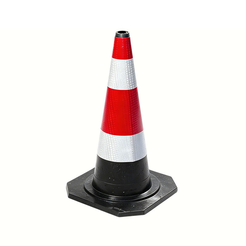 Cono de tráfico de caucho industrial de alta resistencia de varios tamaños para una solución rentable de seguridad vial Cono de tráfico de caucho industrial de alta resistencia de varios tamaños para una solución rentable de seguridad vial