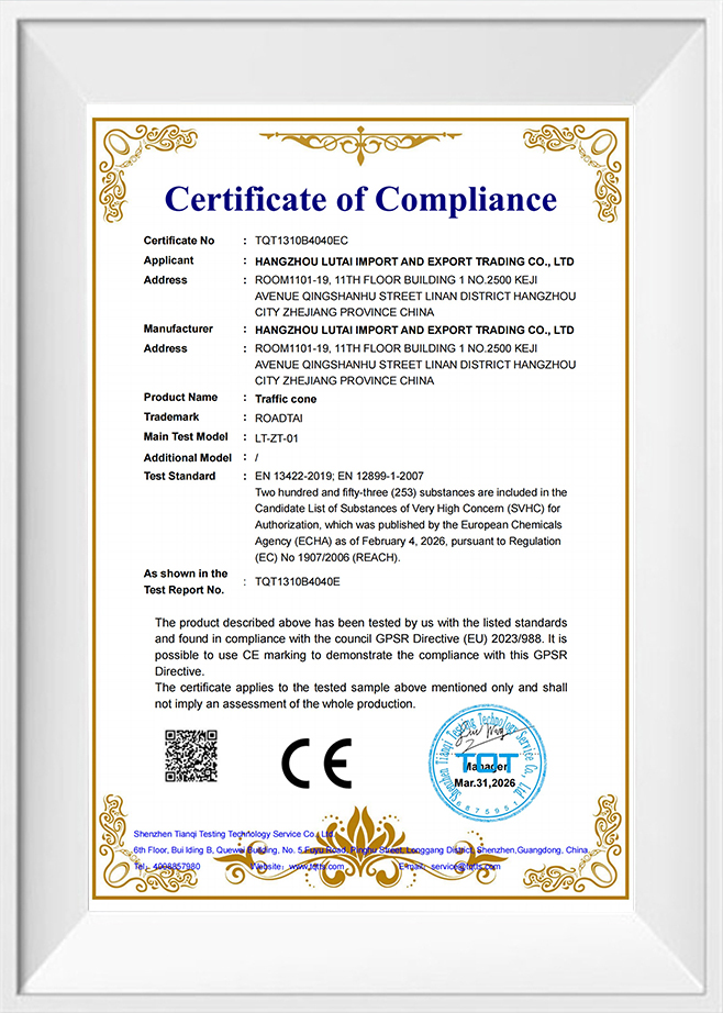 Certificado de Cumplimiento