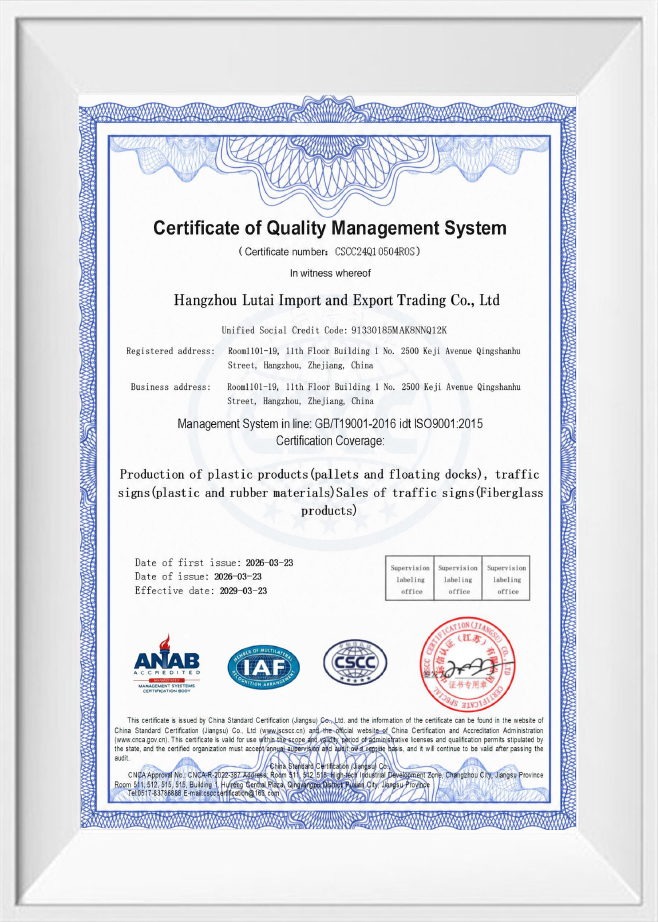 Certificado de Sistema de Gestión de Calidad