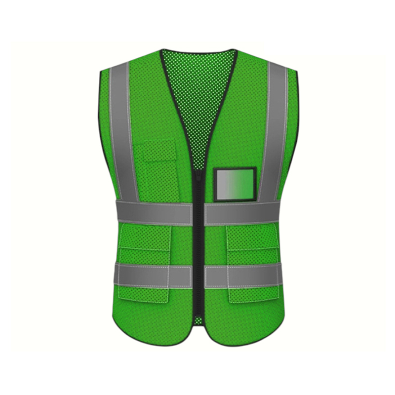 Chaleco de seguridad multifuncional ligero, transpirable y de alta visibilidad certificado por Ansi En Iso 20471