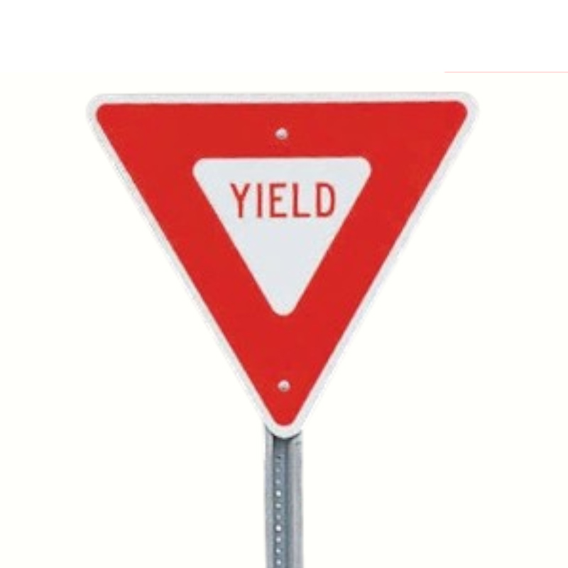 Placa de aluminio resistente a la corrosión Señales de tráfico reflectantes que cumplen con las normas internacionales de seguridad vial