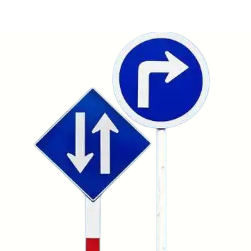 Placa de aluminio resistente a la corrosión Señales de tráfico reflectantes que cumplen con las normas internacionales de seguridad vial