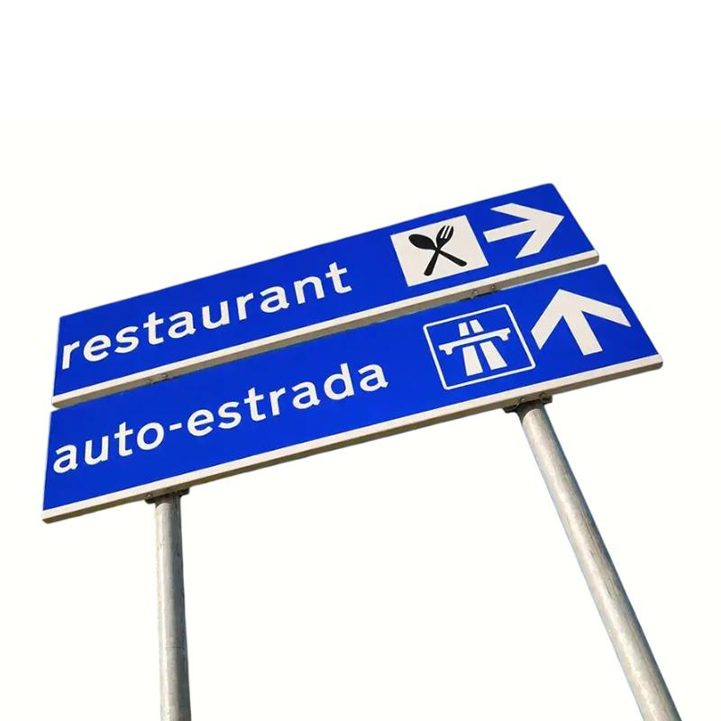 Placa de aluminio resistente a la corrosión Señales de tráfico reflectantes que cumplen con las normas internacionales de seguridad vial