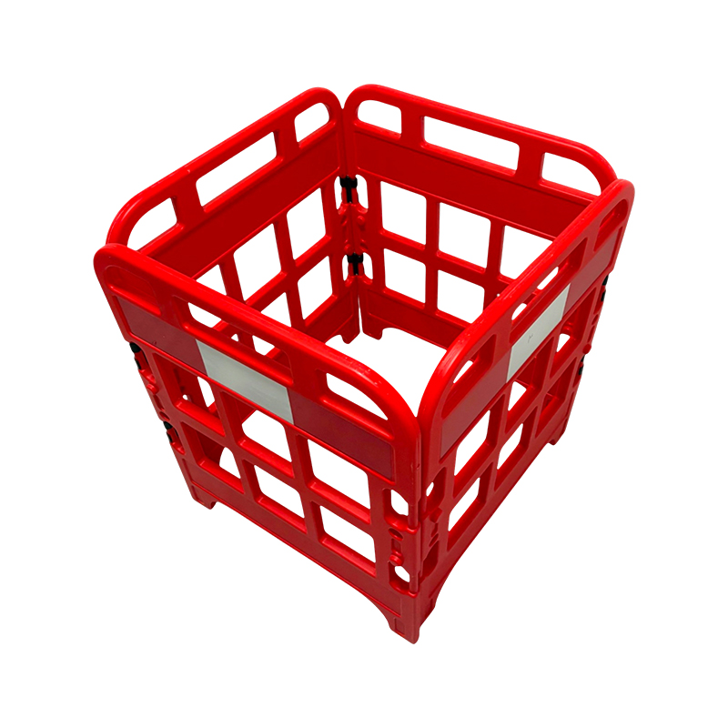 Barandilla de seguridad entrelazada modular aislada de alta resiliencia