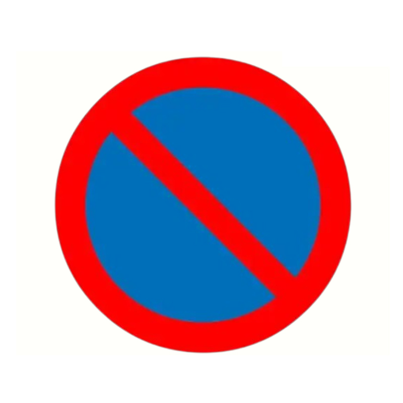 Placa de aluminio resistente a la corrosión Señales de tráfico reflectantes que cumplen con las normas internacionales de seguridad vial