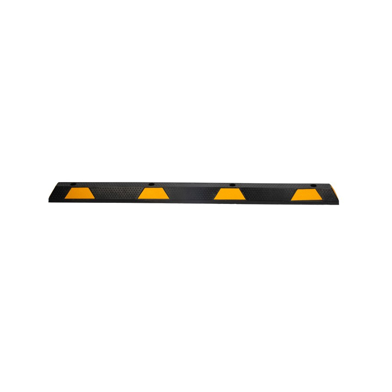 Topes de rueda de goma reflectantes extralargos de grado industrial con cobertura total y doble rueda de 183 cm